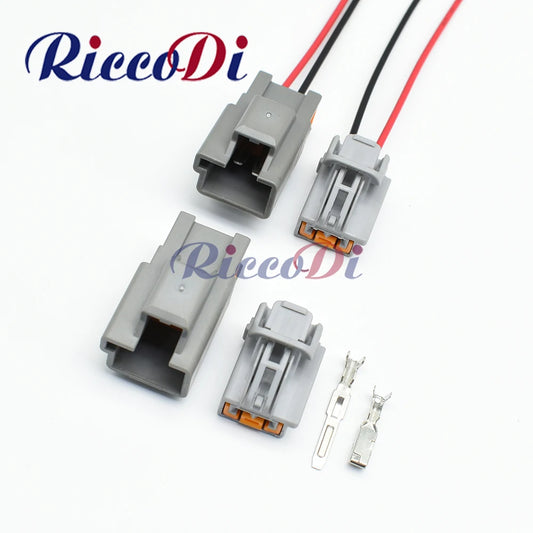 2 pin female automotive fuel injector EV1 nozzle waterproof connector for precise engine wiring