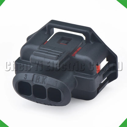 Automotive fuel injector camshaft intake pressure sensor wire harness connector plug