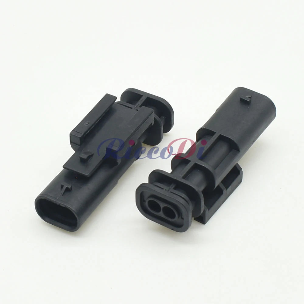 Durable housing design of automotive fuel nozzle and urea sensor connector with terminals