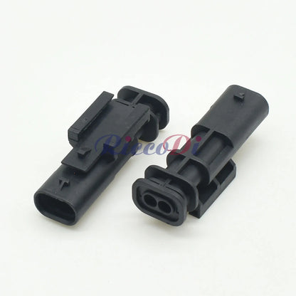 Durable housing design of automotive fuel nozzle and urea sensor connector with terminals