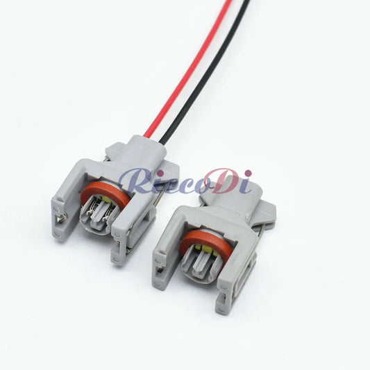 2 pin fuel rail electrical plug for stable injector signal connection