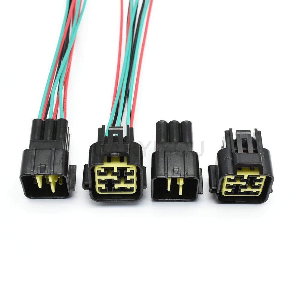 Furukawa 9 pin 2.3mm waterproof electrical connector black and white series for car wiring