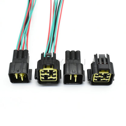 Furukawa 9 pin 2.3mm waterproof electrical connector black and white series for car wiring