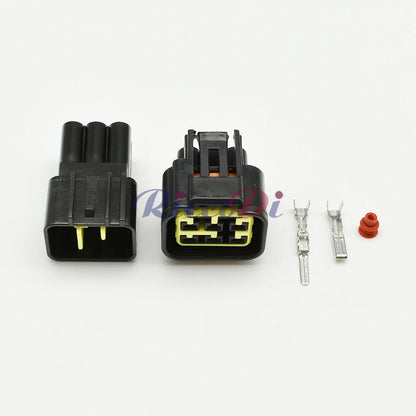 FW-C-6M-B 6 pin waterproof electrical connector wiring socket for car door glass lifter
