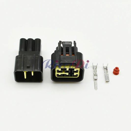 FW-C-6M-B 6 pin waterproof electrical connector wiring socket for car door glass lifter