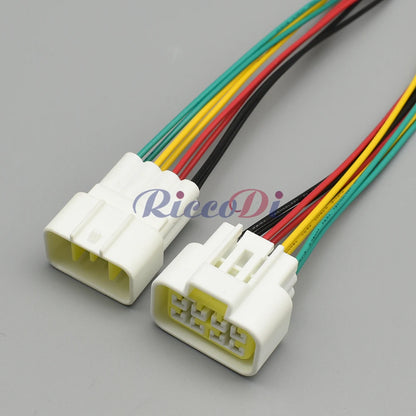 FW-C-8M-B 8 pin Furukawa 2.3 mm electric black plug automotive waterproof male female connector