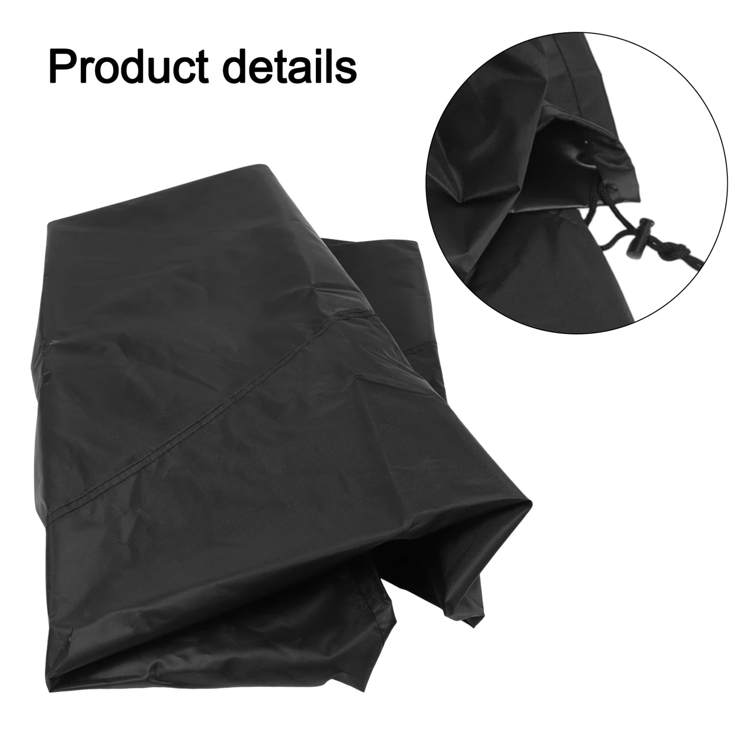 Compact storage design of garden equipment cover, easy to fold and store