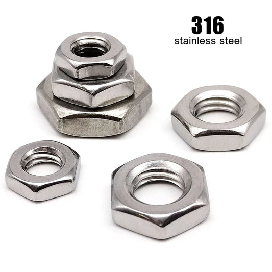 gb6172_316_a4_70_stainless_steel_hex_wafer_thin_jam_nut_m3_m16