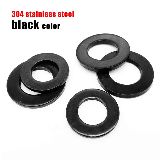 gb97-din125-black-304-stainless-steel-flat-washer