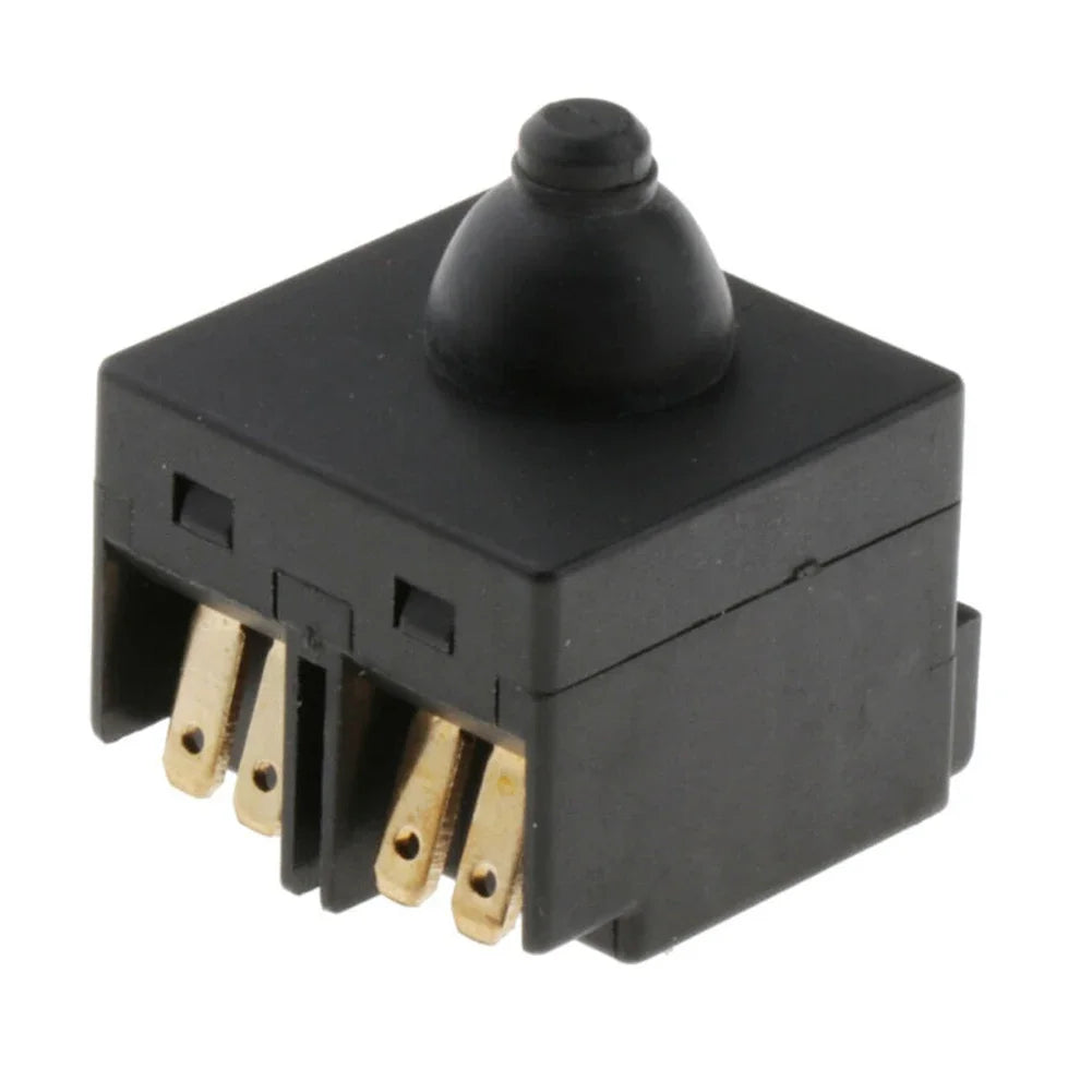Replacement push button switch for angle grinder and polisher showing 0.98inch size