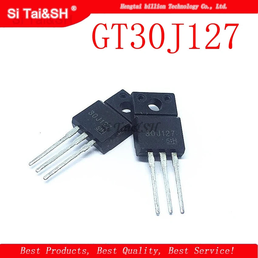 GT30J127 IGBT power transistor in TO-220F package, high-performance semiconductor for electronics and power control applications