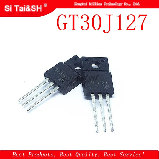 GT30J127 IGBT power transistor in TO-220F package, high-performance semiconductor for electronics and power control applications