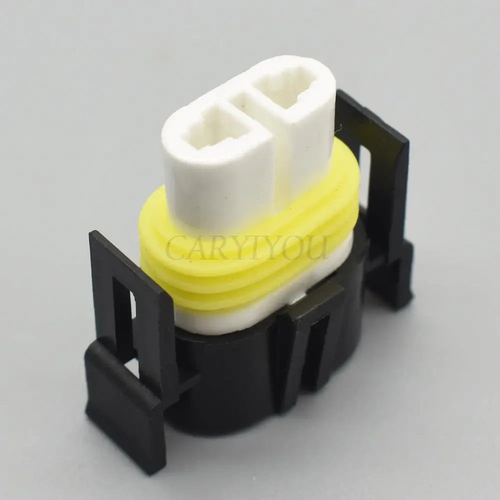 High-quality ceramic female socket of H11 2 pin automotive sealed wiring connector for long-term durability