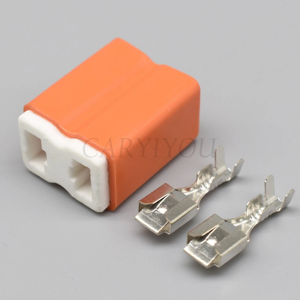 H7 ceramic headlamp bulb connector front view for automotive lighting systems