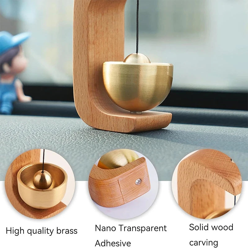 Hanging wooden wind chime bell for shop and entrance door