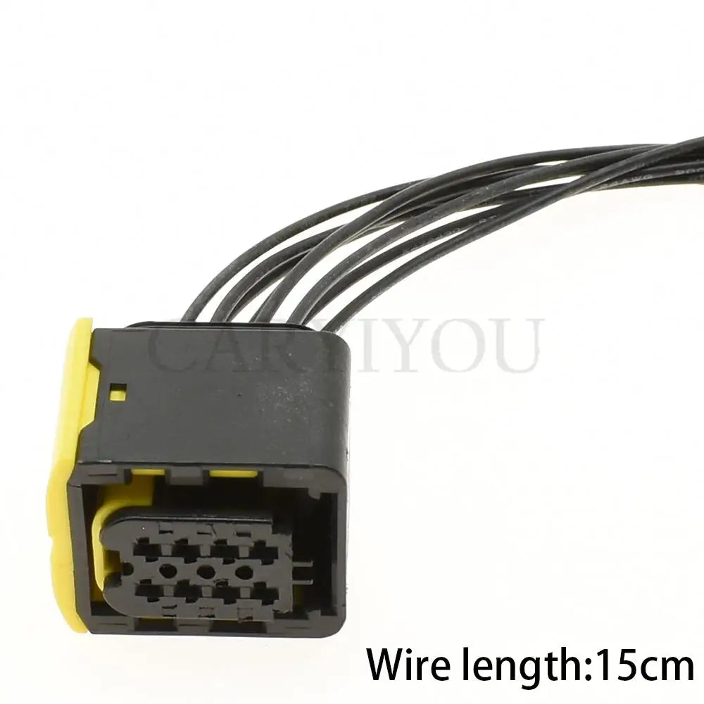 8 pin HDSCS series electric plug auto waterproof wiring cable connector locking structure