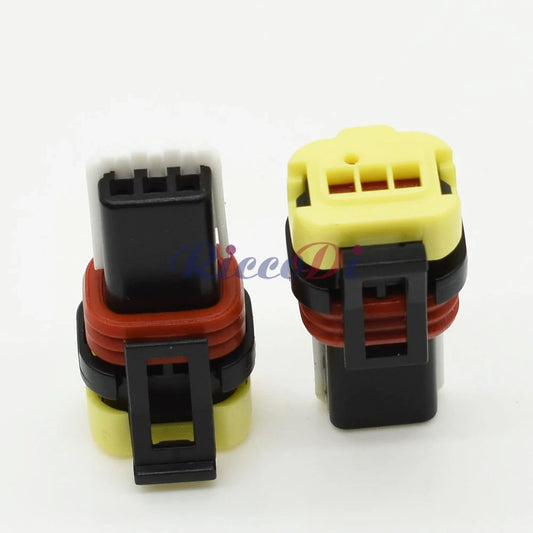 Headlamp height adjustment motor plug 1-936527-2 with precision terminals