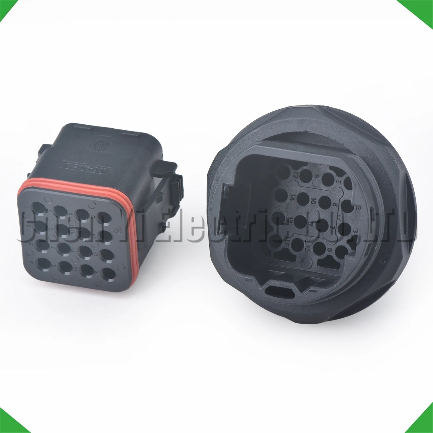 16 Pin automotive headlight connector for Lveco X5000 M3000S wire harness application