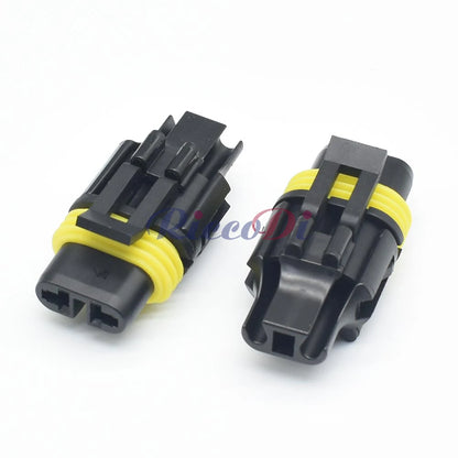 headlight and fog light connector showing secure waterproof pins and durable housing