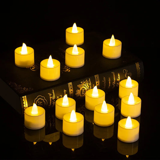 Heart-shaped LED flameless candle battery tealight