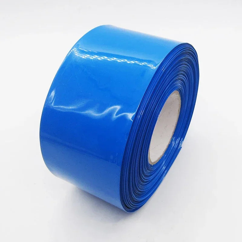 Blue PVC heat shrinkable tube for lithium battery package and protection