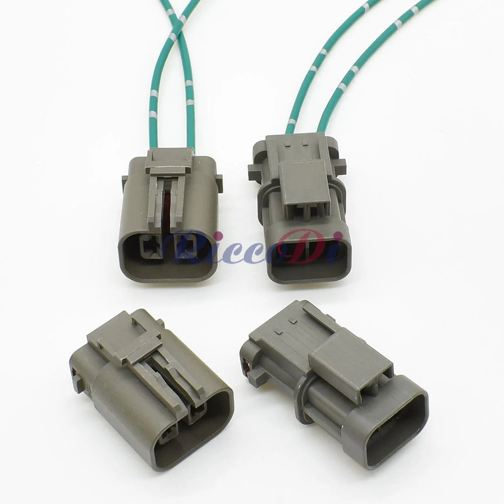 Heavy current 2 pin automotive wire connector male and female for generator and air cooler fan 7122-6224-40 / 7223-6224-40