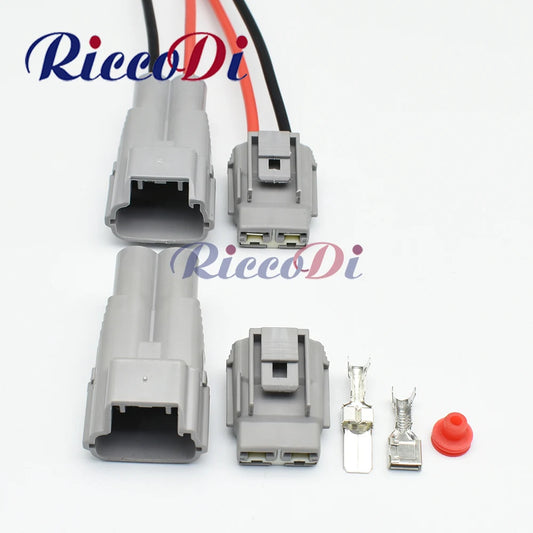 2 pin heavy-duty automotive waterproof high current connector plug for secure vehicle wiring