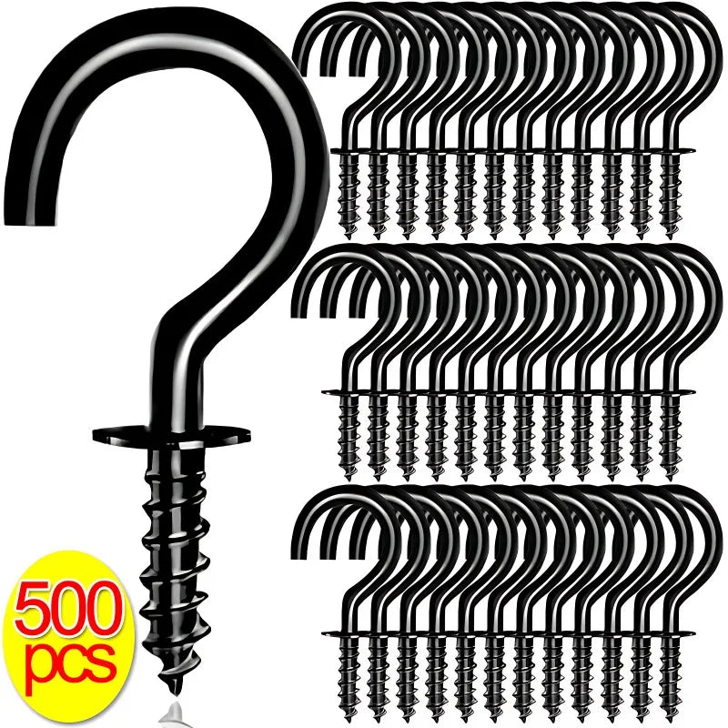 Heavy duty screw hook ceiling mounting hook
