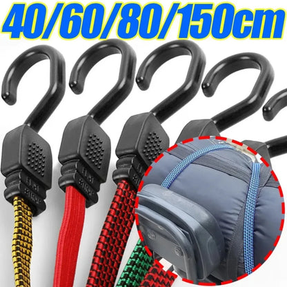 Bungee cord helmet net strap for cargo security