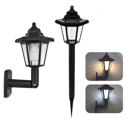 Hexagonal waterproof solar light for outdoor lawn, garden, and street decoration