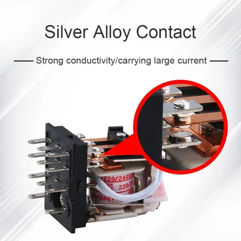 Series of HH miniature control relays HH52P, HH53P, HH54P, HH62P–HH64P, bulk pack small intermediate power relay modules
