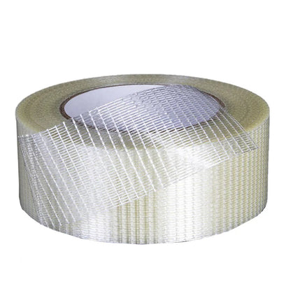 high adhesion striped mesh fiber tape for battery pack handling and fixation