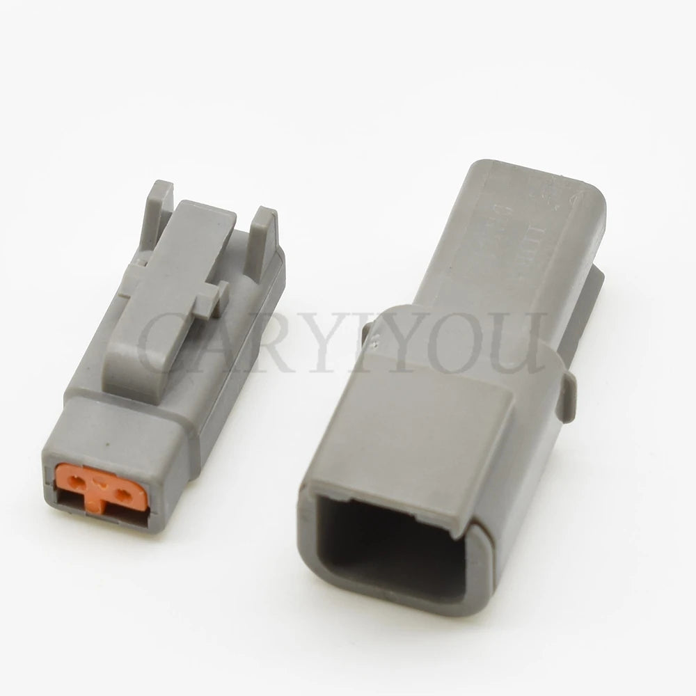 High durability 2 pin waterproof automotive sensor connector housing for air temperature and electrical inlet applications