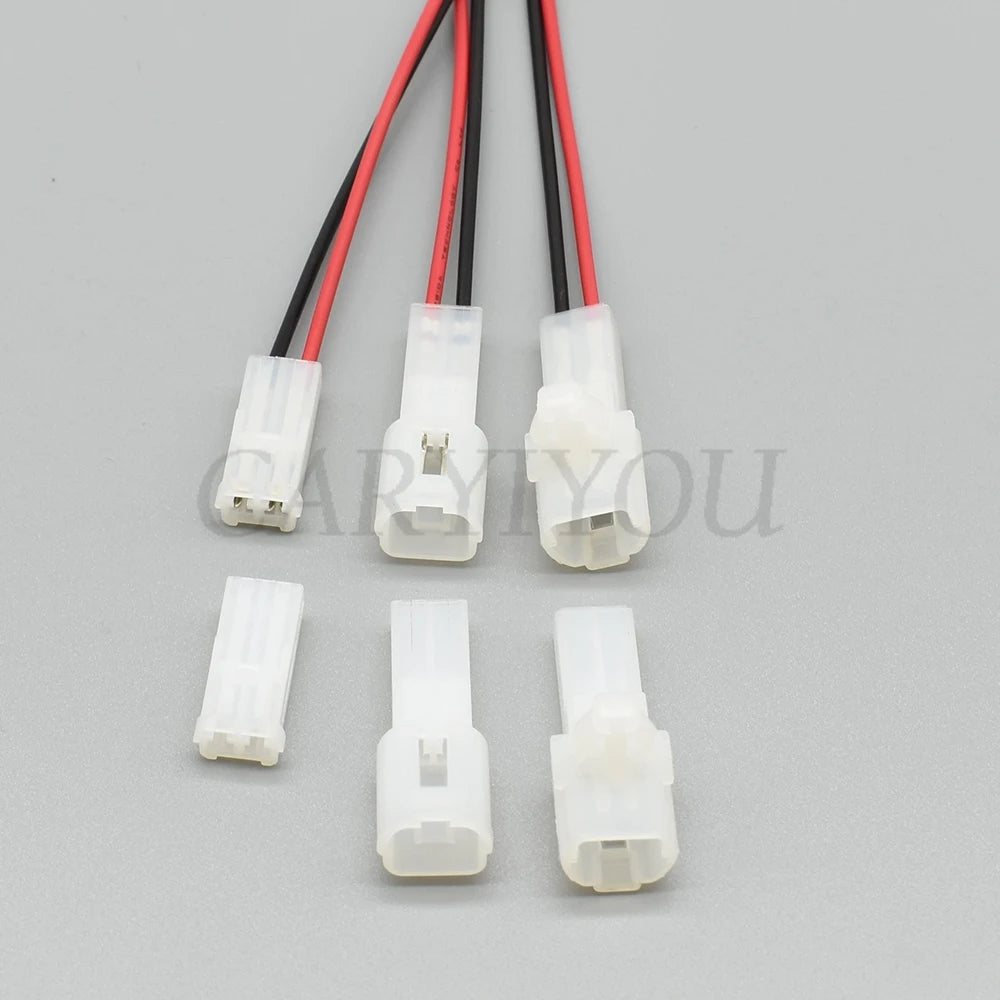High durability 2 pin automotive audio connector housing for starter and tweeter wiring systems