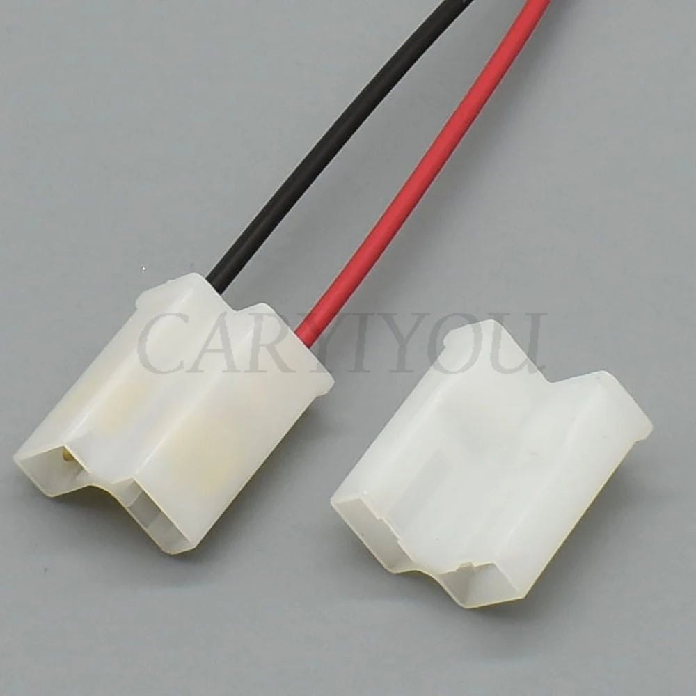 High durability 2 pin automotive connector housing with terminal seal for vehicle wiring