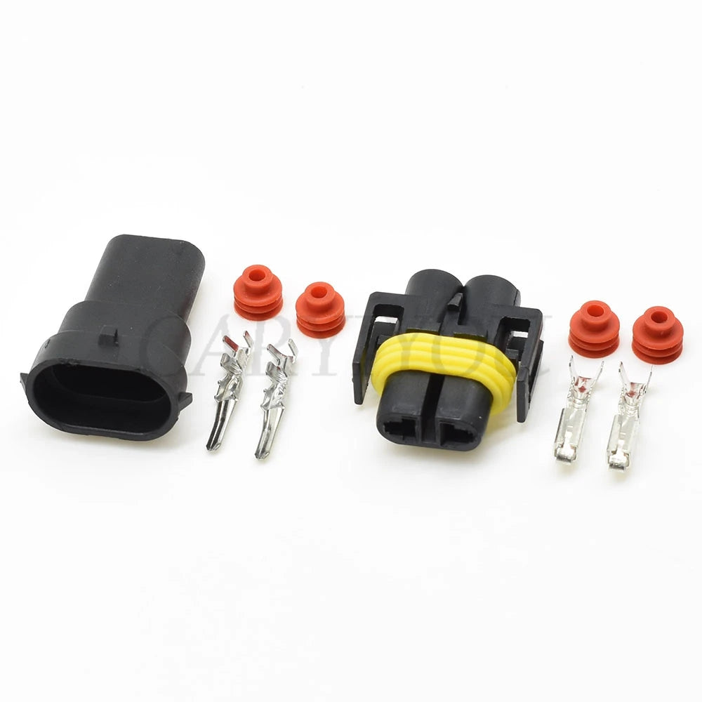 High durability 2 pin automotive fog lamp connector housing for H11 H8 H9 car lights