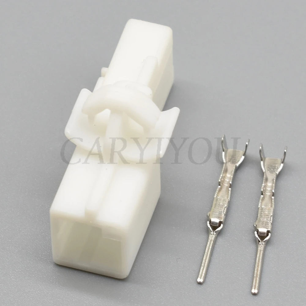 High durability 2 pin automotive reader coil and light socket connector housing for reliable vehicle connections