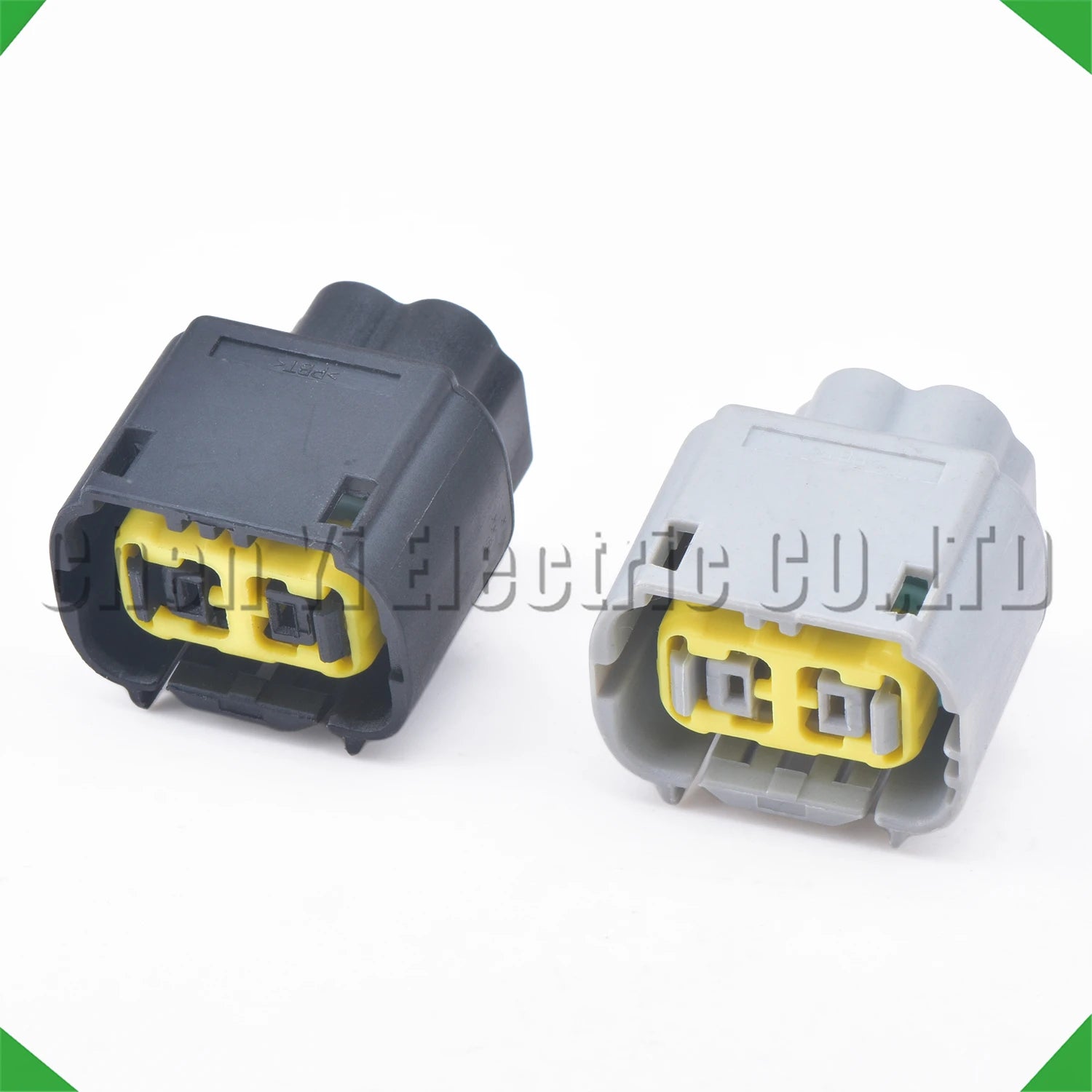2 pin high low beam headlight connector plug