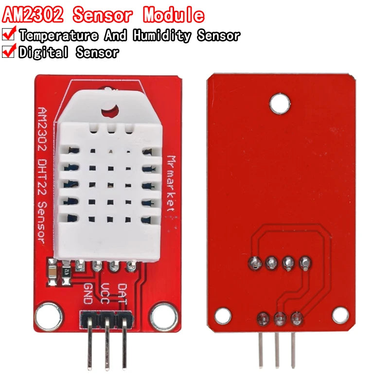 High precision DHT22/AM2302 digital temperature and humidity sensor module for Arduino Uno R3 and DIY electronics projects