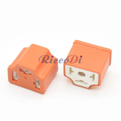 High quality 3 Pin 7.8 Series H4 car light bulb plug ceramic high temperature resistant socket AC assembly auto relay lamp holder