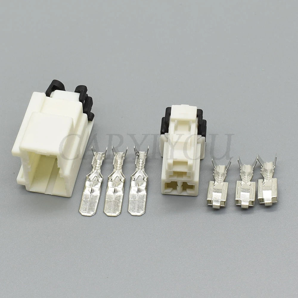 High quality 7122-6030 7123-6030 3 hole auto wiring harness connector plug female & male unsealed socket for reliable automotive use