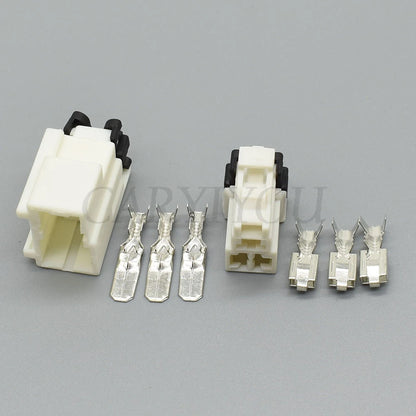 High quality 7122-6030 7123-6030 3 hole auto wiring harness connector plug female & male unsealed socket for reliable automotive use