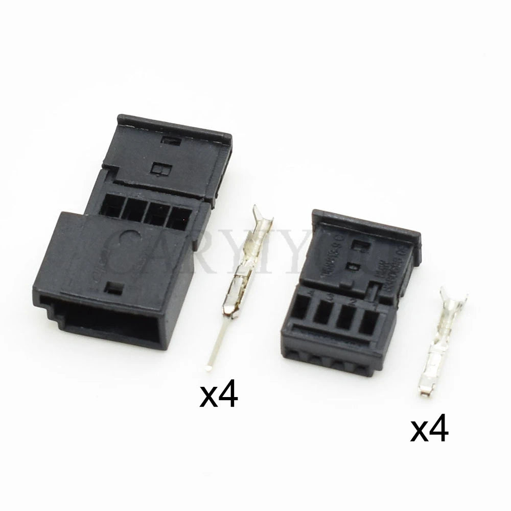 High quality 4 Pin automotive connector for car ambient light and door light wire harness plug 968813-9 838069609 0-1452576-1 968813-1, reliable and durable