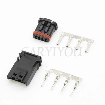 High quality 4 Pin waterproof auto electric housing plug wiring harness connector MX19004S51 MX19004P51 MX19004P52 MX19004S52 for reliable automotive use