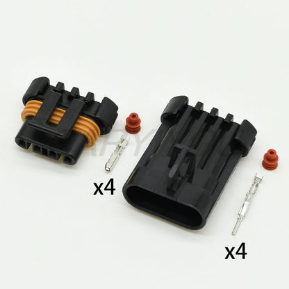 High quality 4 Pin Waterproof Delphi Car Connector 12162144 Oxygen Sensor O2 plug for Holden Barina Frontera TK UT 1.6L F16D3