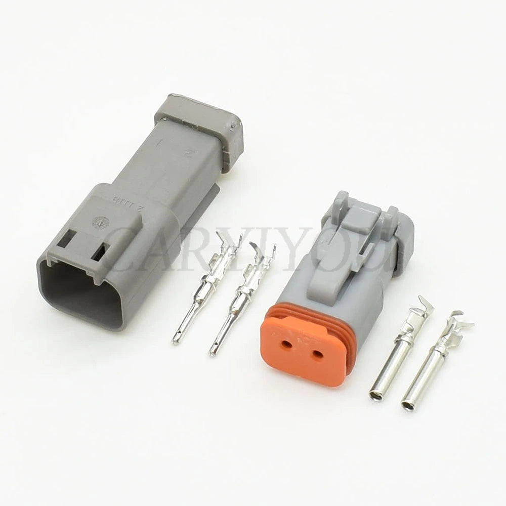 High quality DT series 2 pin waterproof male female electrical connector for automotive applications