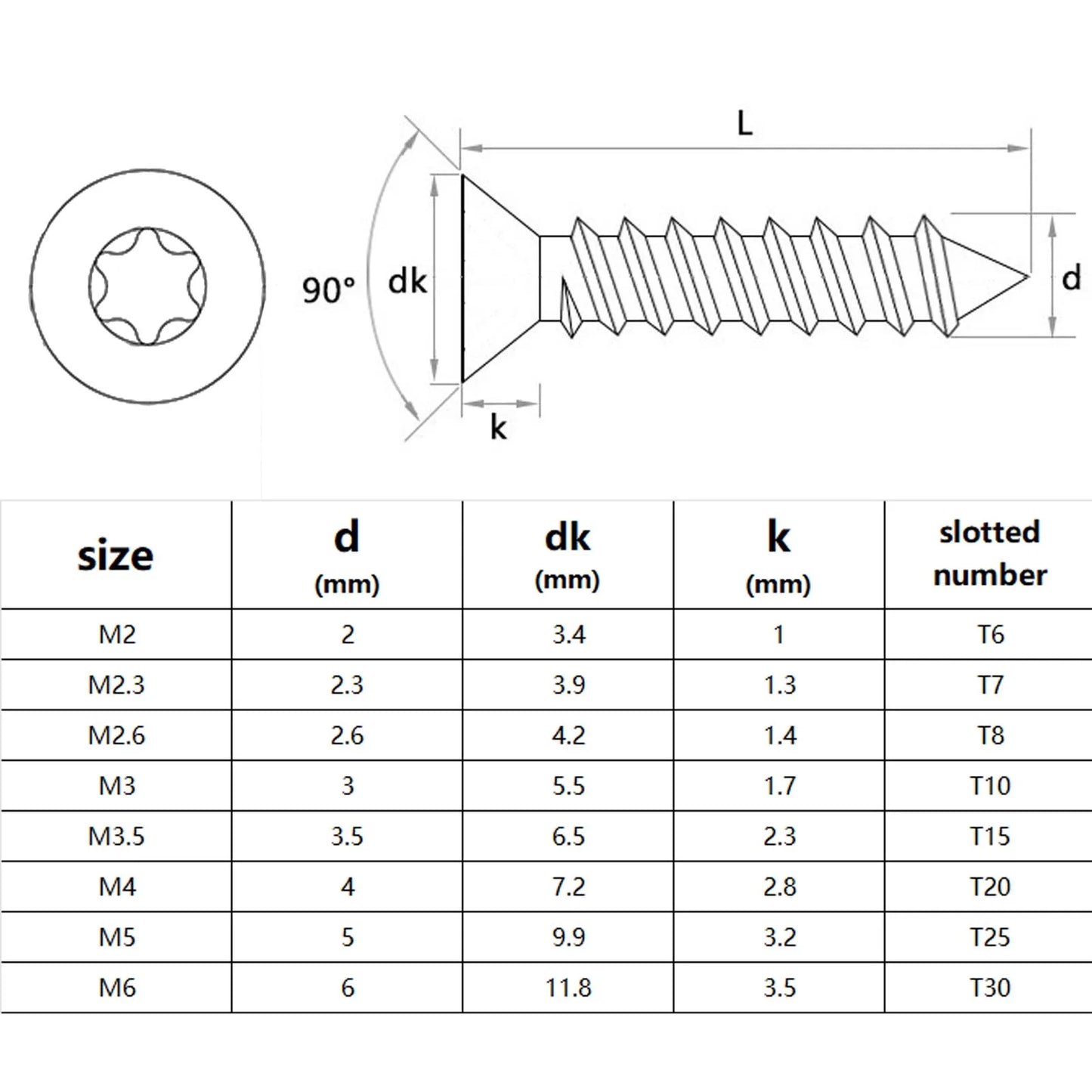 high-quality-torx-flat-countersunk-stainless-steel-screw
