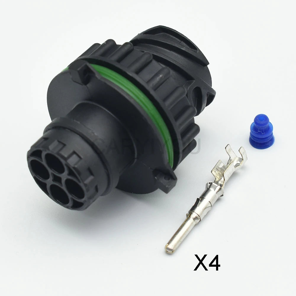 High quality Tyco 4 Pin round male female sealed odometer speed sensor connector plug 1-967402-1 1-967325-1 for HOWO A7 truck