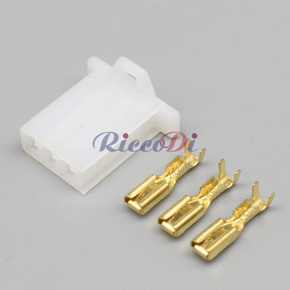 High quality 6030-3991 6040-3111 3 pins female male automotive wire harness connector plug plastic housing socket with wires