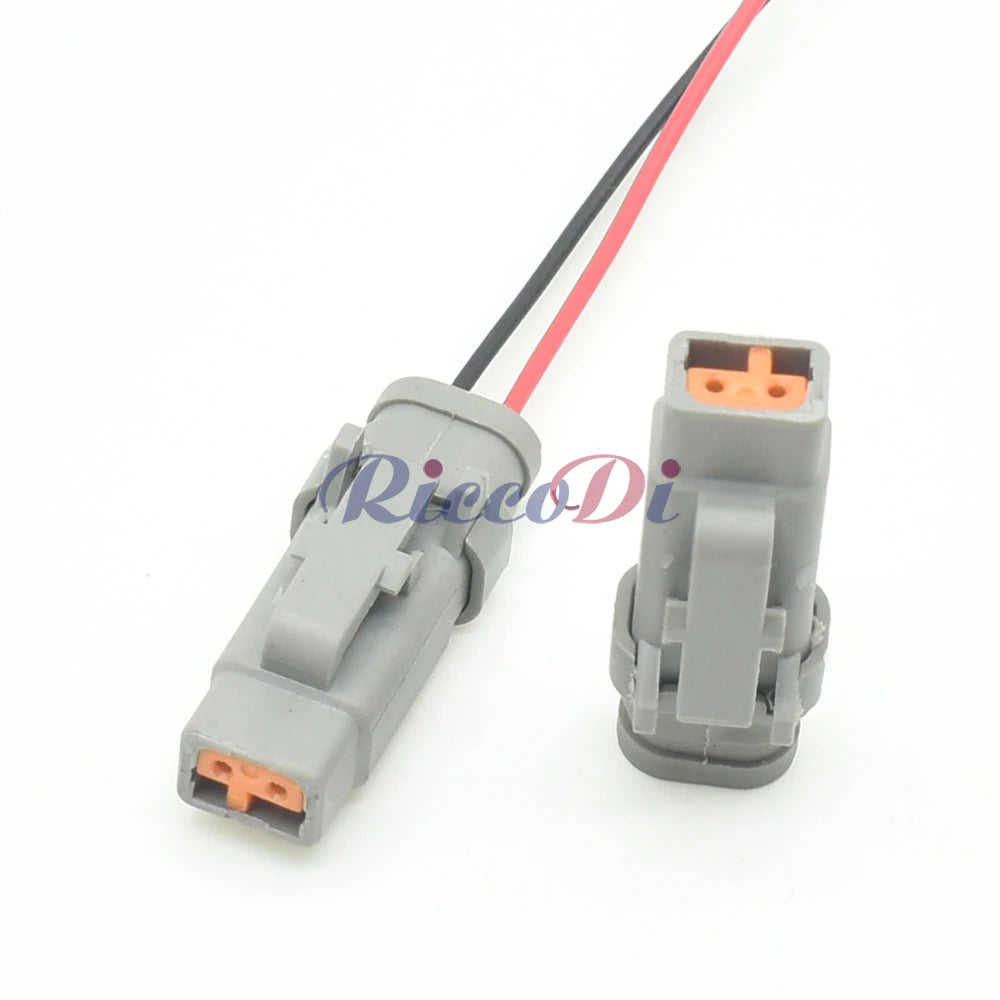 High reliability sealed electrical connector socket DTM06 series for automotive systems
